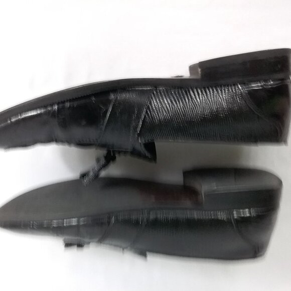Stacy Adams Genuine Snakeskin Black Leather Upper Tassel Loafer Men Shoes 9.5 M main image 5